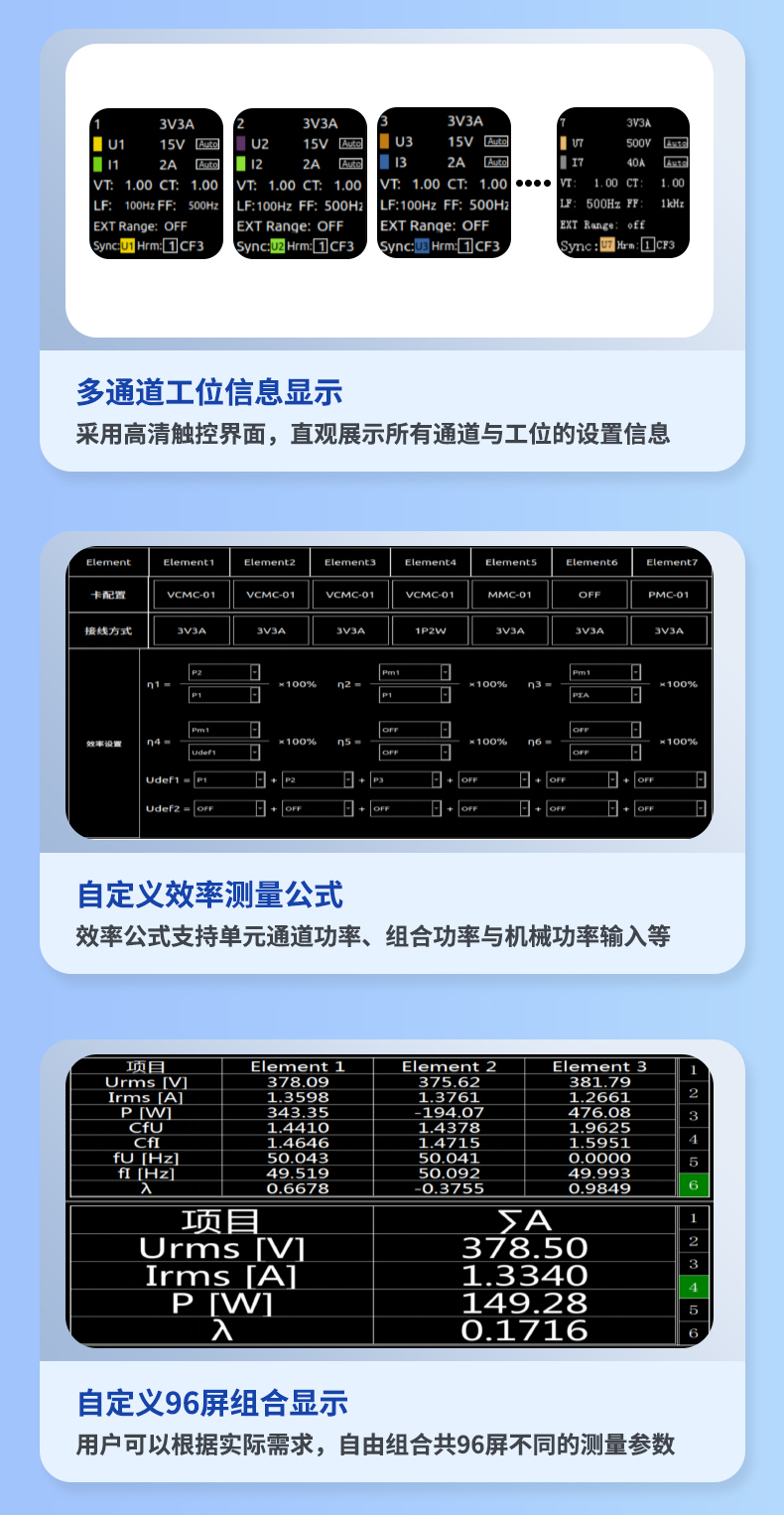 威格新品-多通道，多功能、高精度功率分析儀VG3000系列 廠家直銷 質(zhì)量保障插圖8
