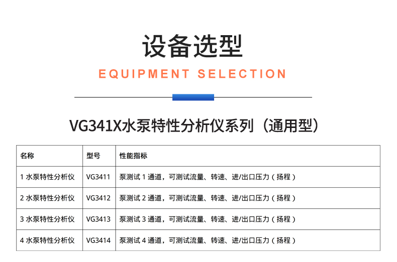 威格新品-VG3400系列水泵特性分析儀 廠家直銷(xiāo) 質(zhì)量保障插圖31